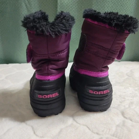 Sorel Kids Snow Commander Insulated Waterproof Boot Size 5 - Picture 4 of 6